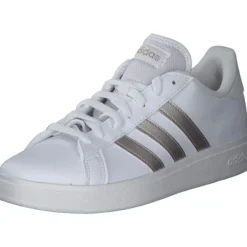 Damen adidas core Sneakers<Grand Court Base 2 W, Sneakers Low, Damen, weiß / gold