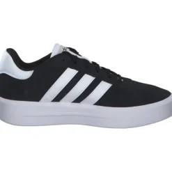 Damen adidas Klassische- & Business Schuhe|Klassische- & Business Schuhe<Court Platform Suede, Schnürschuhe, Schwarz