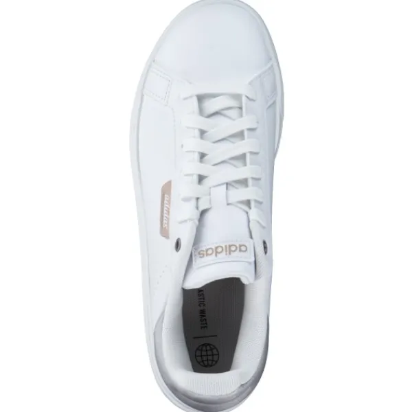 Damen Adidas Sportswear Sneakers<Adidas Court Silk, Sneakers Low, Damen, white/taupe met