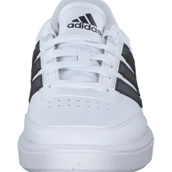Damen adidas Klassische- & Business Schuhe|Klassische- & Business Schuhe<Courtblock M, Klassische- & Business Schuhe, white/core