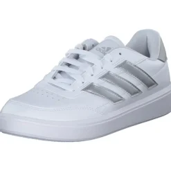 Damen adidas Klassische- & Business Schuhe<Courtblock W, Schnürschuhe, Damen, Weiß