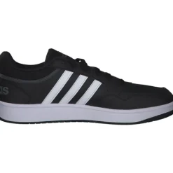 Herren adidas Sneakers<Hoops 3.0 M, Sneakers Low, Herren, CBLACK/FTWWHT/GRESIX
