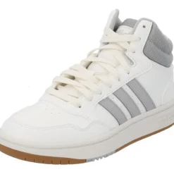 Damen adidas Sneakers<Hoops 3.0 MID W, Sneakers High, Damen, white/grey/gum4