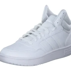 Damen adidas Sneakers<Hoops 3.0 MID W, Sneakers High, Damen, white/dash white
