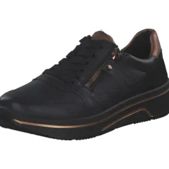 Damen Ara Klassische- & Business Schuhe<12-27540-01 SAPPORO 3.0, Schnürschuhe, Damen, SCHWARZ MARRONE