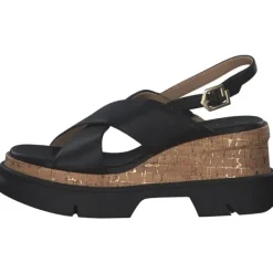 Damen Bagatt Damenschuhe Sandaletten<Bagatt Trish AEI81, Plateau-Sandaletten, Damen, Schwarz