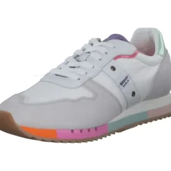 Damen Blauer Klassische- & Business Schuhe<Melrose S3MELROSE02, Schnürschuhe, Damen, Weiß (Multi)