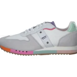 Damen Blauer Klassische- & Business Schuhe<Melrose S3MELROSE02, Schnürschuhe, Damen, Weiß (Multi)