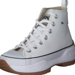 Damen British Knights Sneakers<Kaya Mid Fly B49, Sneakers High, Damen, Weiß / Schwarz