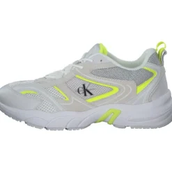 Damen Calvin Klein Sneakers<YW0YW00891, Sneakers Low, Damen, Weiß (Gelb)