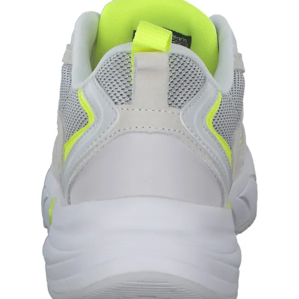 Damen Calvin Klein Sneakers<YW0YW00891, Sneakers Low, Damen, Weiß (Gelb)