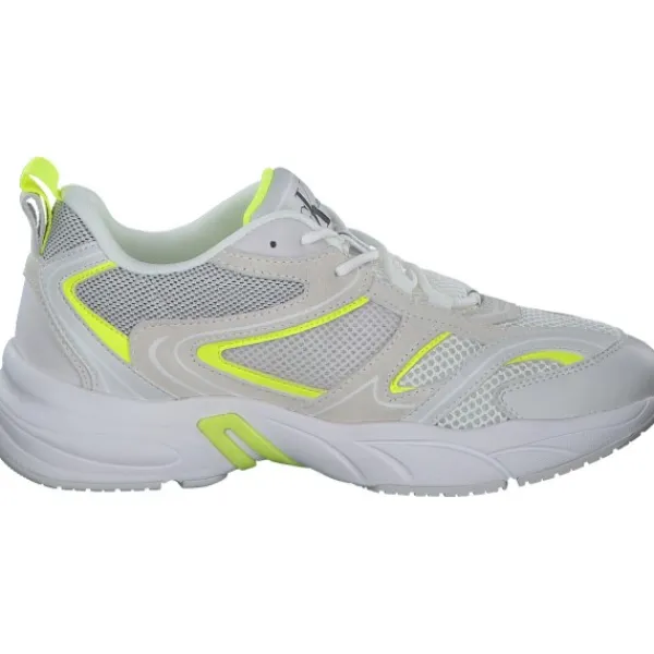 Damen Calvin Klein Sneakers<YW0YW00891, Sneakers Low, Damen, Weiß (Gelb)