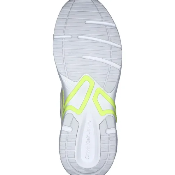 Damen Calvin Klein Sneakers<YW0YW00891, Sneakers Low, Damen, Weiß (Gelb)