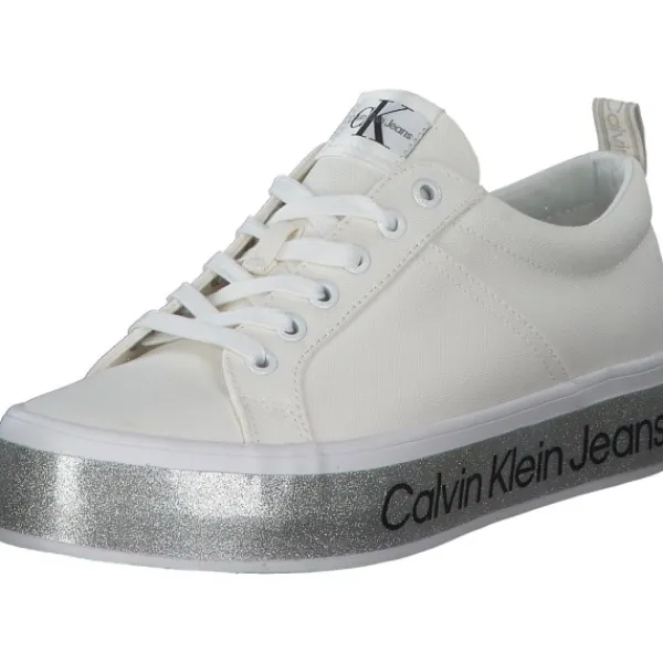 Damen Calvin Klein Sneakers<YW0YW00491, Sneakers Low, Damen, Weiß
