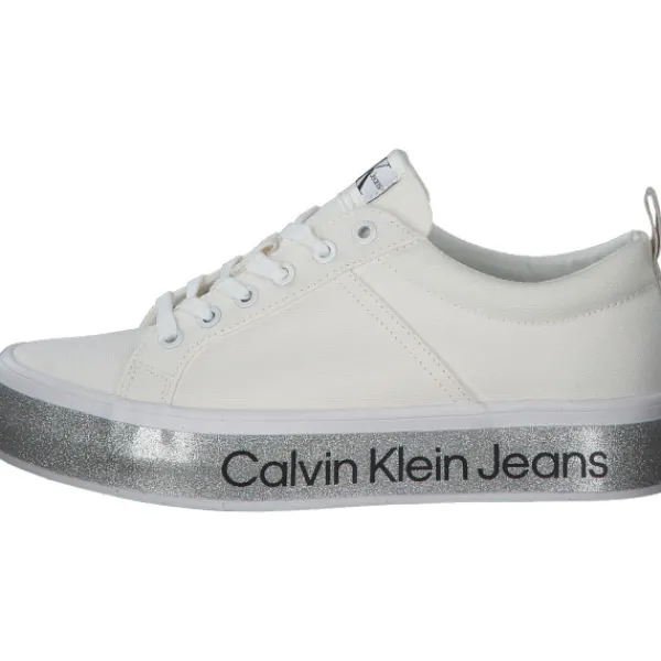Damen Calvin Klein Sneakers<YW0YW00491, Sneakers Low, Damen, Weiß