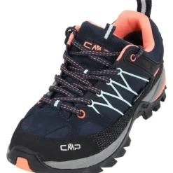 Damen CMP Outdoor- & Wanderschuhe<Rigel 3Q54456, Trekkingschuhe, Damen, Blau (Blue-Giada-Peach)
