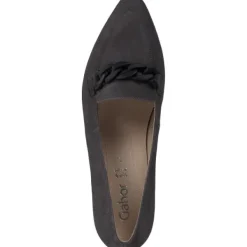 Damen Gabor Ballerinas<31.441, Ballerinas, Damen, Grau (Dunkelgrau)