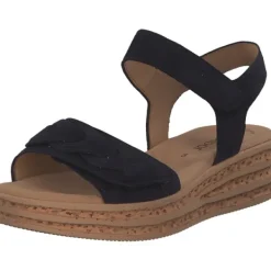 Damen Gabor fashion Sandaletten<Gabor 44.553, Keilsandaletten, Damen, Schwarz