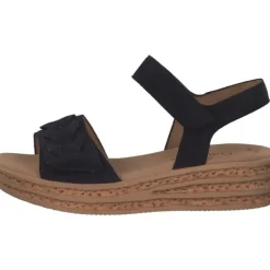 Damen Gabor fashion Sandaletten<Gabor 44.553, Keilsandaletten, Damen, Schwarz