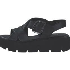 Damen Gabor fashion Sandaletten<Gabor 64.752, Keilsandaletten, Damen, schwarz (uni)