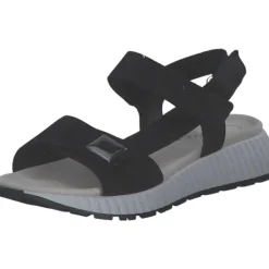 Damen Gabor fashion Sandaletten<Gabor 64.582, Keilsandaletten, Damen, schwarz