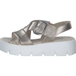 Damen Gabor fashion Sandaletten<Gabor 64.752, Keilsandaletten, Damen, puder (weiss)