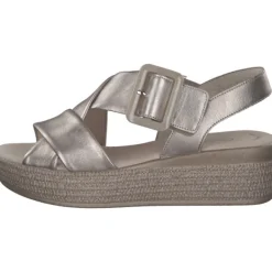 Damen Gabor fashion Sandaletten<Gabor 64.572, Keilsandaletten, Damen, Puder