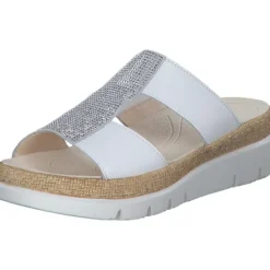 Damen Gabor fashion Pantoletten & Badeschuhe<Gabor 43.721, Plateau-Pantoletten, Damen, weiss/ice