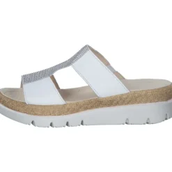 Damen Gabor fashion Pantoletten & Badeschuhe<Gabor 43.721, Plateau-Pantoletten, Damen, weiss/ice