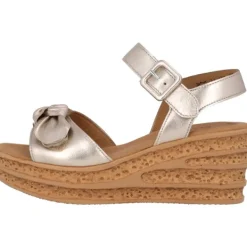 Damen Gabor fashion Sandaletten<Gabor 44.653, Plateau-Sandaletten, Damen, puder (Kork/creme)