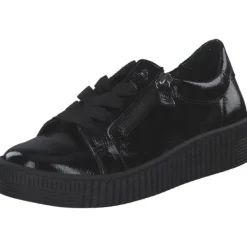 Damen Gabor fashion Klassische- & Business Schuhe<Gabor 53.334.97, Schnürschuhe, Damen, Schwarz (Schwarz Lack)