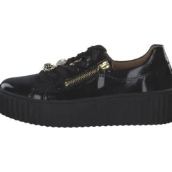 Damen Gabor fashion Klassische- & Business Schuhe<Gabor 53.201.97, Schnürschuhe, Damen, schwarz (gold)