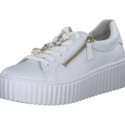 Damen Gabor fashion Klassische- & Business Schuhe<Gabor 53.201.21, Schnürschuhe, Damen, weiss (gold)