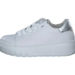 Damen Gabor fashion Klassische- & Business Schuhe<Gabor 63.222, Schnürschuhe, Damen, weiss/silber