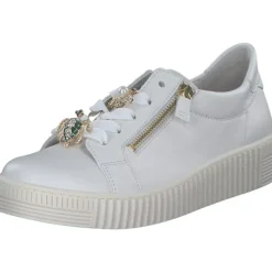 Damen Gabor fashion Klassische- & Business Schuhe<Gabor 63.339, Schnürschuhe, Damen, Weiß Beige