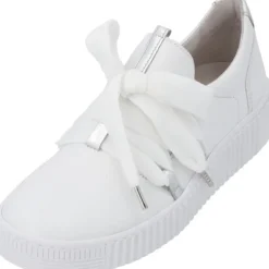 Damen Gabor Sneakers<63.333, Sneakers Low, Damen, Weiß (Weiss/Silber)