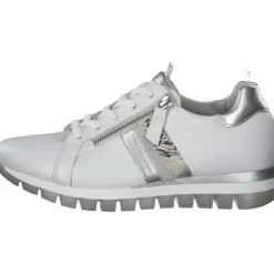 Damen Gabor Sneakers<46.355, Sneakers Low, Damen, Weiß (Weiss/Silber/Creme)