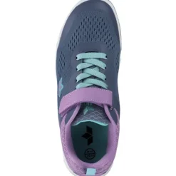 Kinder Lico Slipper<Geka Key VS W, Sportliche Slipper, Kinder, grau/lila/tuerkis