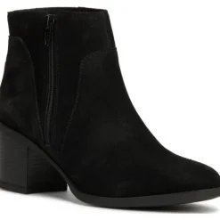 Damen Geox Stiefel<D94FSA, Stiefeletten, Damen, Schwarz (Black)