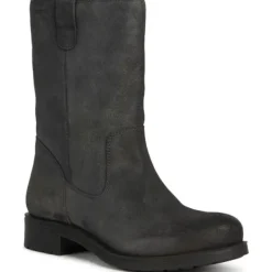 Damen Geox Stiefel<D846RB, Winterstiefel, Damen, Grau (Anthracite)