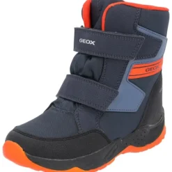Kinder Geox Stiefel<J36FSA, Winterstiefel, Kinder, NAVY/ORANGE