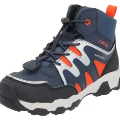 Kinder Geox Stiefel<J263ZA, Stiefel (Kinder), Kinder, Dunkelblau / Orange