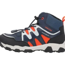 Kinder Geox Stiefel<J263ZA, Stiefel (Kinder), Kinder, Dunkelblau / Orange