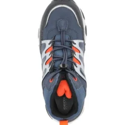 Kinder Geox Stiefel<J263ZA, Stiefel (Kinder), Kinder, Dunkelblau / Orange