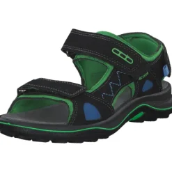 Kinder IMAC Sandaletten<582761, Sandaletten, Kinder, schwarz/grün