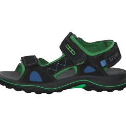 Kinder IMAC Sandaletten<582761, Sandaletten, Kinder, schwarz/grün