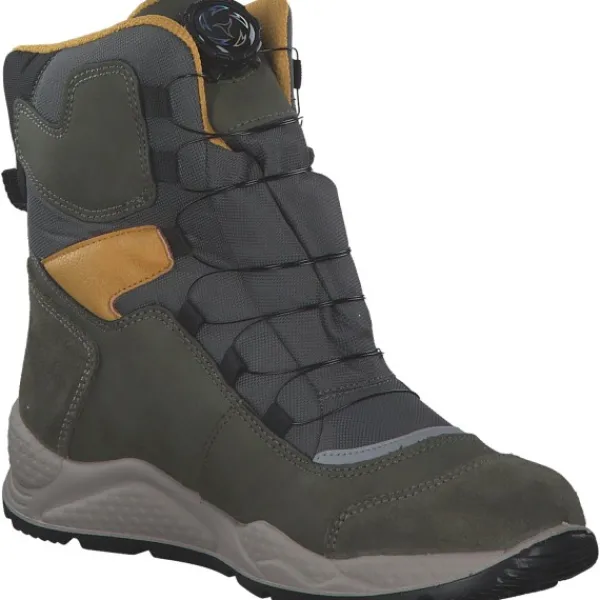 Kinder IMAC Stiefel<681689-00930/038, Winterstiefel, Kinder, waldgrün/ockergelb