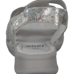 Damen Jana Shoes Sandaletten<28165, Keilsandaletten, Damen, GREY/FLOWER