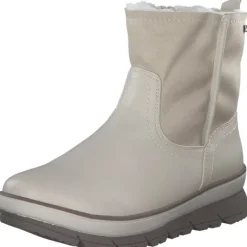 Damen Jana Shoes Stiefel<8-26482-43/411 M2648243, Stiefeletten, Damen, ivory