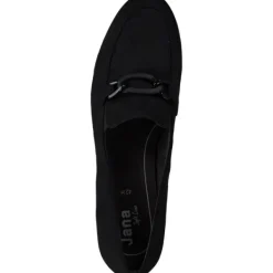 Damen Jana Shoes Slipper<24263, Mokassins, Damen, Schwarz